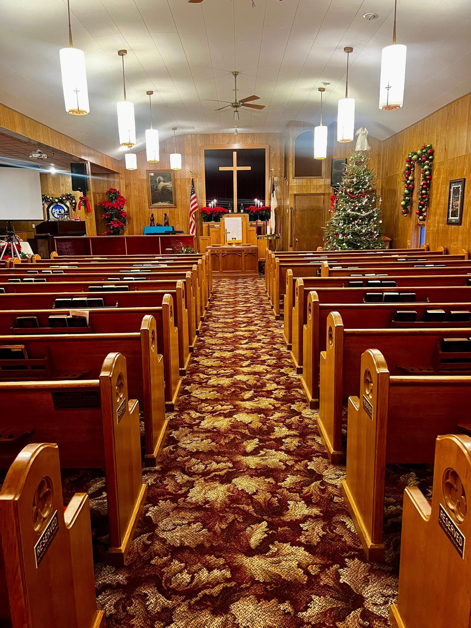 Sanctuary Sanctuary where the congregation worships and prays